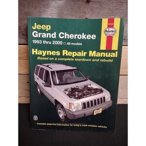 Haynes # 50025 Jeep Grand Cherokee 1993 - 2000 Haynes Repair Manual